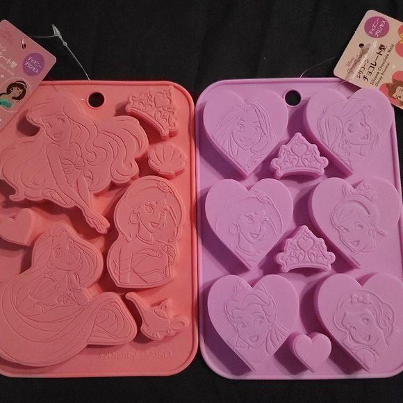 Disney Kitchen Disneys Princesses Silicone Candychocolate Molds